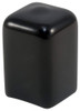 SBD's VSC-500-16 VSC Series – Vinyl Square Cap, 400 Pack, Black Plastic Caps, 0.500" W x 1.000" H, Protective Closures, Finishing, Square Tubing, Durable, Flexible, Temp Resistant