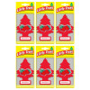 LITTLE TREES STRAWBERRY Air Freshener | Hanging Paper Tree for Home or Car | Classic | NEW & POPULAR Scent'S