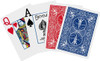 Bicycle Jumbo Index Playing Cards Set of Large Print Poker Size Cards, Red & Blue Backs, for Easy Reading, Family Card Games, Classrooms, and Casino Play