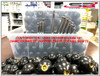 SBD's Black Phenolic ABS Plastic Ball Knob Female | 3/8"- 16 Thread Pitch 15/16"  Depth 1-3/8" Diameter, 1-1/2" Height w/Brass Coated Metal Insert  Heavy Duty 1.02 Oz