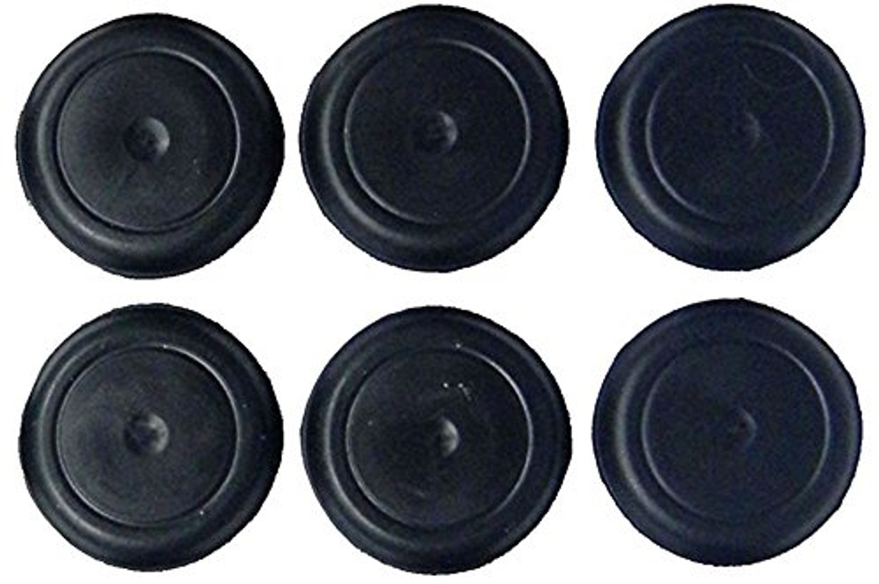 1" 1.00 inch Black Rubber Plugs for Flush Mount Body and Sheet Metal