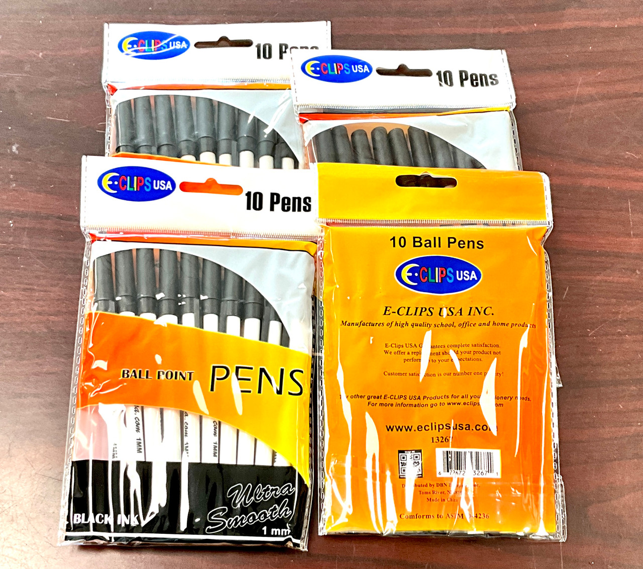 Stick Pes Black Stick Pens, Pack of 10 - SB Distribution Ltd.