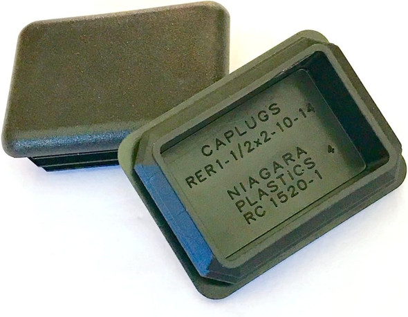 SBD"S 1 1/2" x 2" Rec 10-14 Ga Cap Plugs 1.5" X 2" Fence Inserts Fitness Equipment End Caps. by SBD