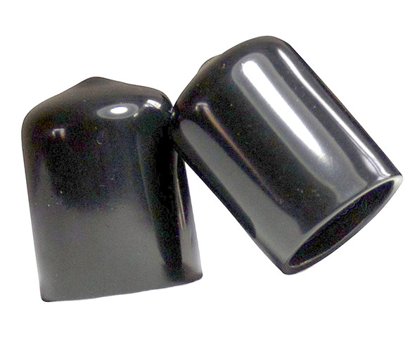 SBDs 1" Round Black Vinyl Flexible End Cap, Pipe Post Tubing Rod Cover 1 Inch (Flexible Food Grade Vinyl Push-On) | Made of FDA listed materials, suitable for food contact |