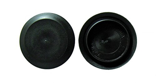 3 3.0 inch Flush Mount Black Plastic Body and Sheet Metal Hole Plug Qty 5 by Caplugs