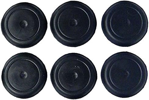 39MM ( 1.50") BPFE Black Rubber Plug for Flush Mount Body and Sheet Metal Holes