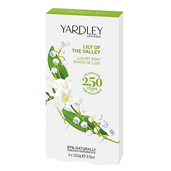 LILY OF THE VALLEY - Yardley Of London LUXURY SOAP PACK 3 X 3.5 oz