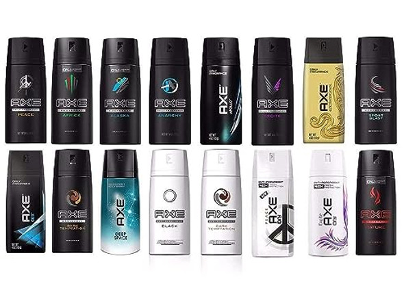 AXE Body Spray MIX(ASSORT) within available kind ( Pack of 6)(6X 150 ml/5.07 oz  )