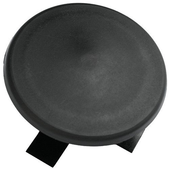 2-3/8" Round Light Pole Top Cap- Black Plastic