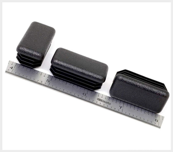 SBD'S  ¾” x 1 ½” Rectangular (14-20 Ga) Tubing  End Cap Hole Insert (for ID: Length 1.34"-1.43", Width 059."-0.68")