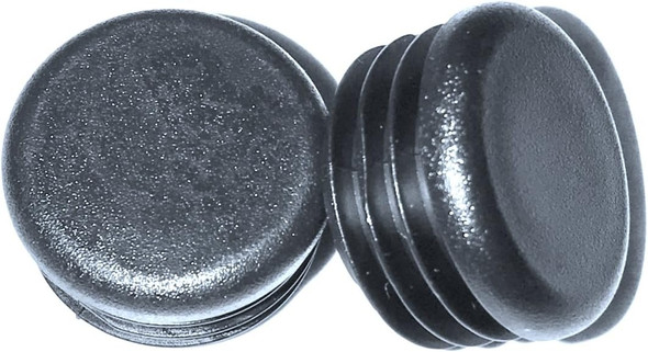 SBDs -1 1/2" OD Round Blk LDPE Tubing Plugs (14-20G-Grip Range 1.34 to 1.43" ID Hole) 1 1/2 Inch TOP End Cap - for Furniture Pipe Tube Insert | End Caps for Fitness Equipment