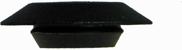 5/8" 0.625 inch Flush Mount Black Plastic Body and Sheet Metal Hole Plugs