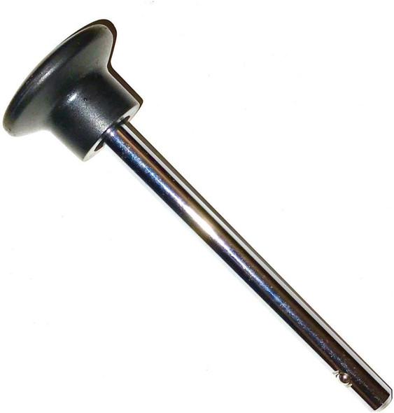 SBD's 3/8 Diameter 3/8" X  5-1/2" Locking Space Jumbo Round Black Hard Pl astic Knob| | Universal Fitness Equipment Weight Stack Replacement Selector Key