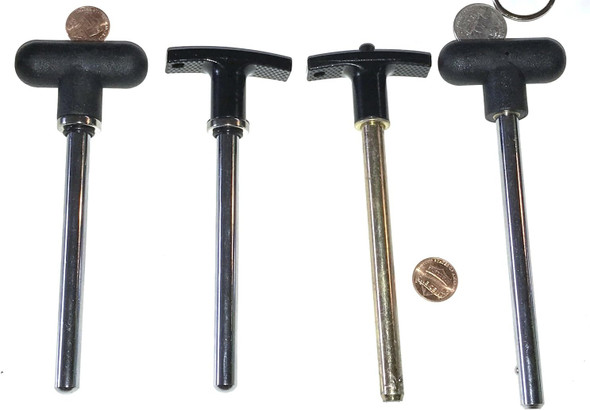 Magnetic Pin, Tensile (3/8" Dia 5-1/2" Locking Space) w/Black T Handle Knob- Universal Weight Stack Replacement SELECTOR Key | by SBD