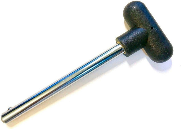 SBD's Magnetic Pin, Tensile (3/8" Dia 3-1/4" Locking Space) w/Black T Handle Knob - Universal Weight Stack Replacement SELECTOR Key | Detent Hitch Locking PIN
