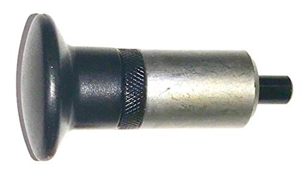 SBDs 'POP' Pull Pin 3/8" Diameter Spring Loaded Steel Plunger 1" Diameter x 1-1/2" Length Weld ON Steel Barrel | | Jumbo Round Hard Plastic Knob | Knurled Round Nut