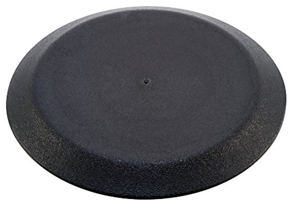 Caplugs QSI425SQ1 Plastic Button Plug with Flush Type Heads. BPF-SI-425-S, PE-LD, Hole Size 4.00" Metal Thickness .05-.10", Black (Pack of 80)