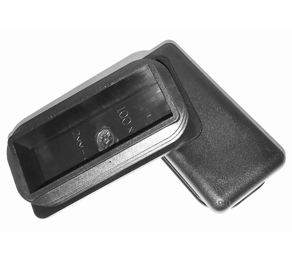 SBD Ltd 4" x 2" for 6-12 Ga Steel Tube/Rod (L 3.594"-3.782"-W 1.594"-1.782" ID) Rectangular Caps By Caplugs