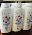 JOHNSON'S BABY POWDER NEW 99% Natural PLANT BASED CORNSTARCH REGULAR 100g x 6PK