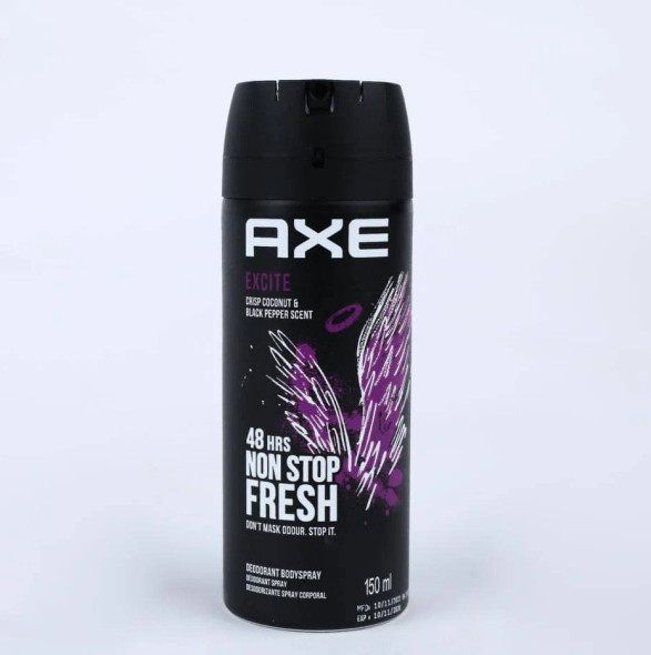 AXE DEODORANT SPRAY 150 ML EXCITE PK6