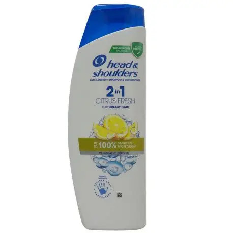 HEAD & SHOULDERS SHAMPOO 2 IN 1 13.5 OZ / 400 ML CITRUS