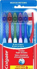 COLGATE TOOTHBRUSH MEDIUM TRAY EXTRA CLEAN # 40