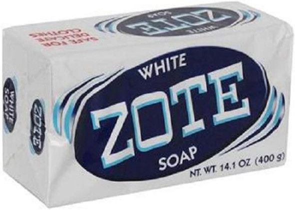 ZOTE LAUNDRY BAR SOAP 400 G / 14.11 OZ WHITE QTY 1