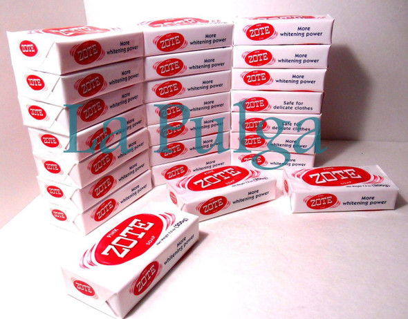 Zote Rosa Laundry Soap 200g each Rosa/Pink Ropa Made in Mexico 25 pcs