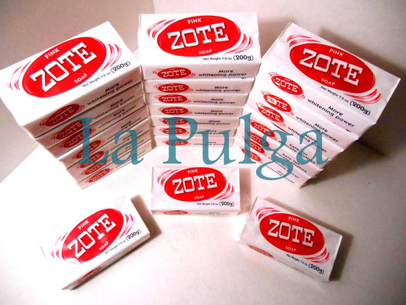 Zote Rosa Laundry Soap 200g each Rosa/Pink Ropa Made in Mexico 25 pcs