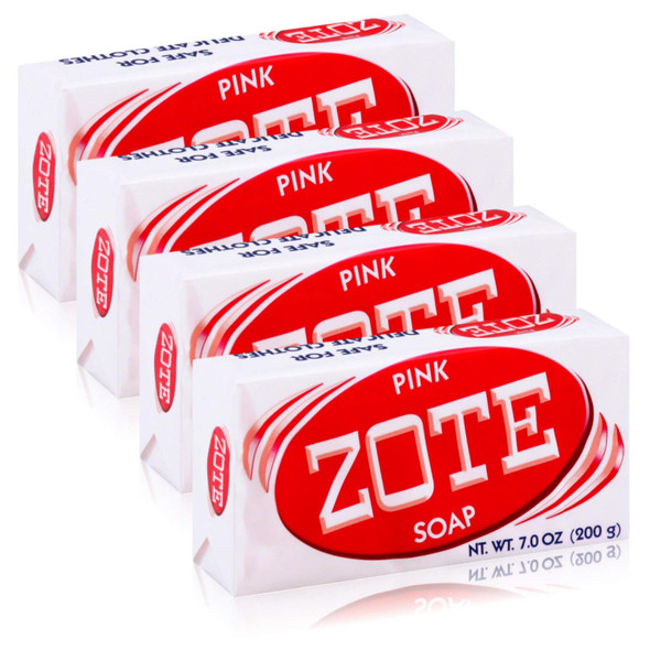 Zote Rosa Laundry Soap 200g each Rosa/Pink Ropa Made in Mexico