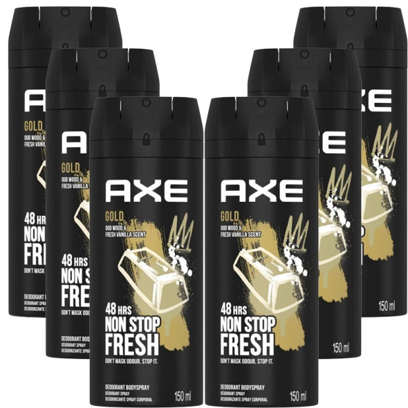 AXE DEODORANT SPRAY (SA) 150 ML GOLD OUD