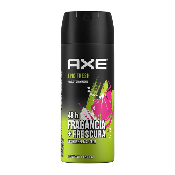 Axe Premium Fragrance Collection Body Spray, 48H DUAL PROTECTION EPIC FRESH PK4
