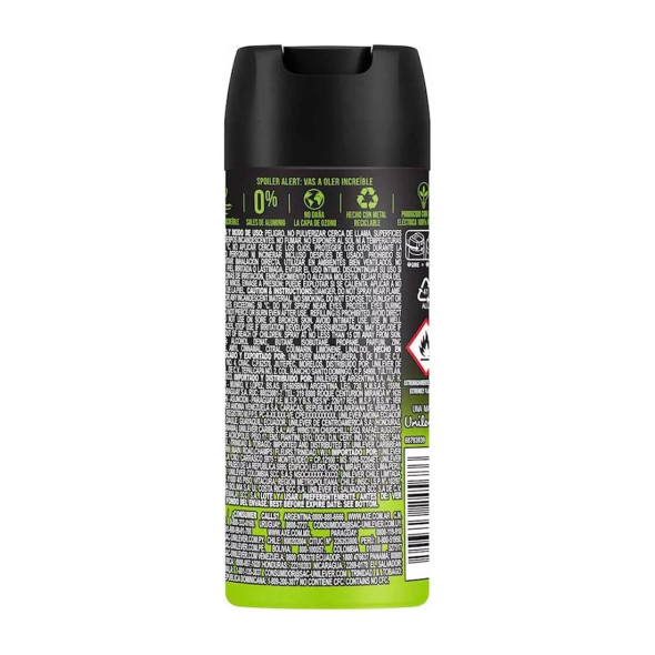 Axe Premium Fragrance Collection Body Spray, 48H DUAL PROTECTION EPIC FRESH PK4