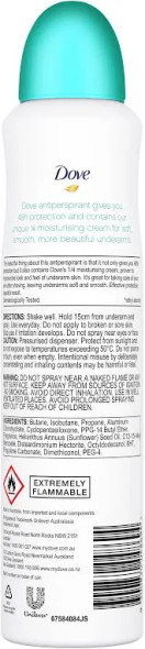 DOVE DEODORANT SPRAY 250 ML / 8.45 OZ PEAR & ALOE VERA PK2