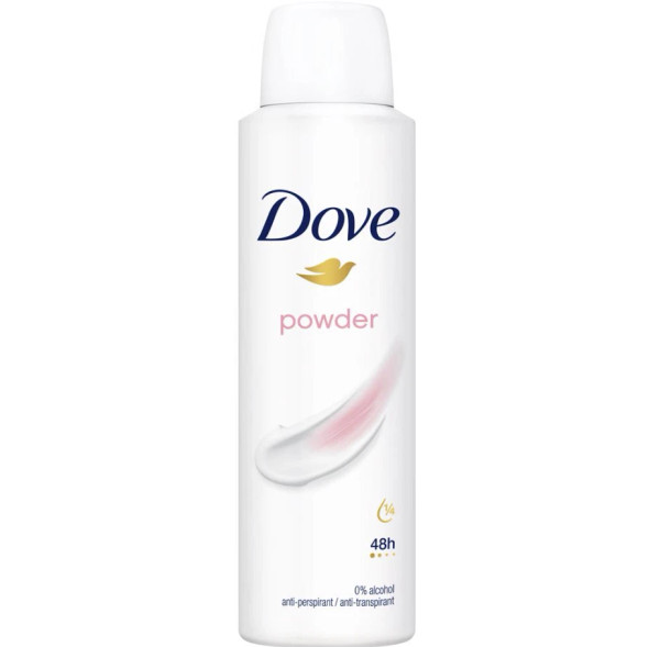 DOVE DEODORANT SPRAY 150 ML / 5.07 OZ POWDER SOFT PK2