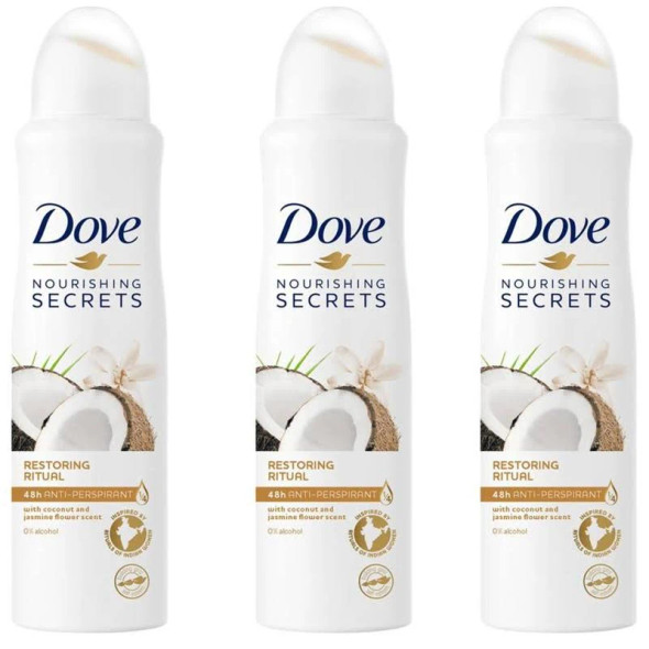 Dove Coconut & Jasmine F lower Deo Spray 150 ML / 5.07 OZ
