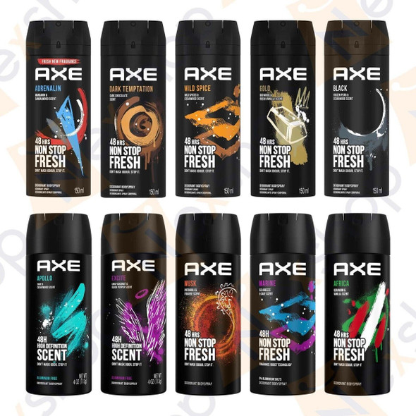 AXE Body Spray Deo Mix Within The Available Kinds (24X150ML)