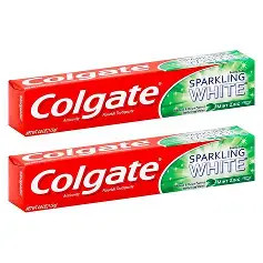 COLGATESPARKLING WHITE ANTICAVITY FLUORIDE TOOTHPASTE 8OZ MINT ZINK
