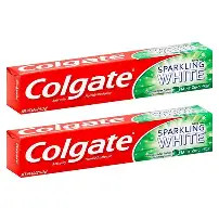 COLGATE SPARKLING WHITE ANTICAVITY FLUORIDE TOOTHPASTE 4oz MINT ZINK