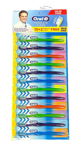 ORAL-B COMPLETE CLEAN TOOTHBRUSH MEDIUM VALUE PACK