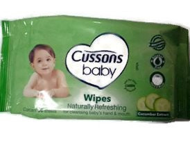 Cussons Baby Wipes Naturally Refreshing Cucumber Extract (Content 50 Sheets)