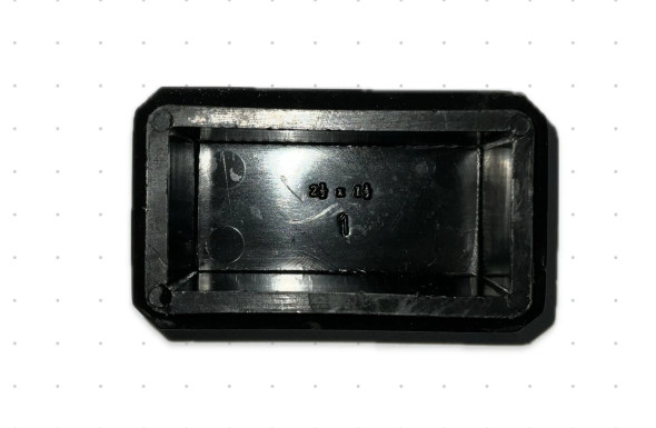 2.5" X 4.0" Rec Tube Inserts 80-40 Ga Cap Plugs for Fence & Fitness