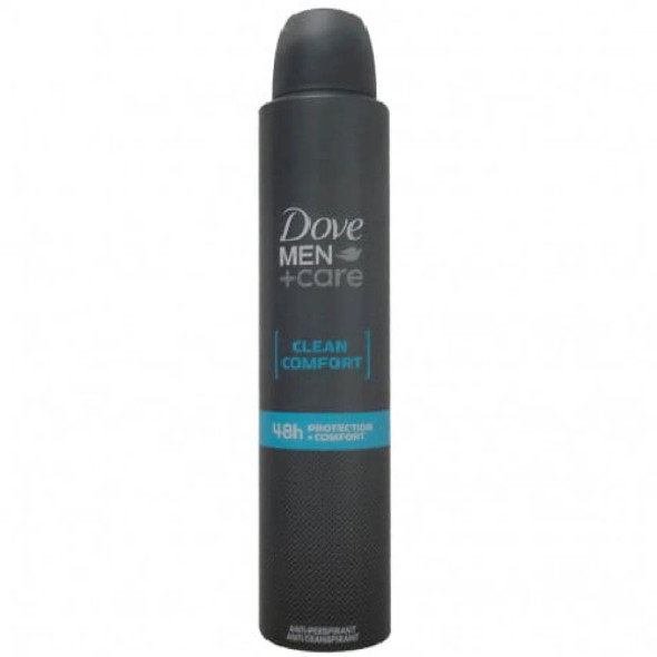 DOVE CLEAN COMFORT MEN+CARE 48 HOURS DEODORANT SPRAY SPRAY  200 ML / 6.75 OZ