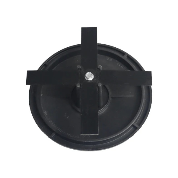 SBD's 4-3/4" Round Black Plastic Light Pole Top Caps |Glass-Reinforced Polyester | Snap on Plugs for Fencing, Flag Poles, Goal Posts, Mail Box | Made in USA