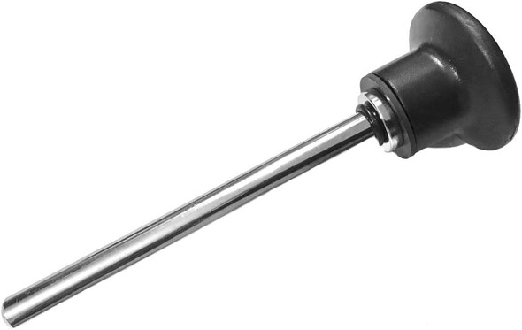 SBD's MAGNETIC Pin, Tensile (3/8" Dia x 3-1/4" locking length ) Universal Weight Stack Heavy Duty SELECTOR KEY - Deluxe Jumbo 1-3/4" Dia BLACK Round Knob - World Class Hitch PINS