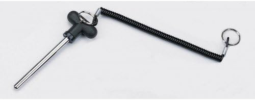 SBD's ( 3/8” X 5-1/2" ) Tensile Pin w/Plastic Knob w/Bronze Insert Locking Space W/Jumbo (10") Lanyard- Universal Weight Stack Replacement Selector Key
