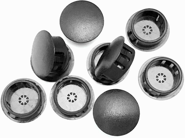 2-1/2" ID Hole Nylon Plastic Locking Plugs | Quality Seamless Finish | Rigid Plugs Flush Mount Matte Finish. for Automotive/Industrial/Marine and Many Oth