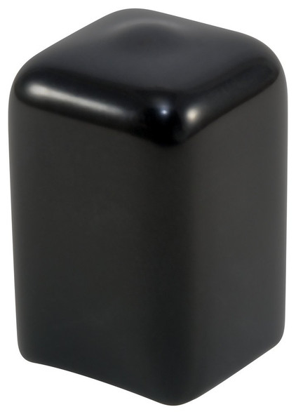 SBD's VSC-500-16 VSC Series – Vinyl Square Cap, 400 Pack, Black Plastic Caps, 0.500" W x 1.000" H, Protective Closures, Finishing, Square Tubing, Durable, Flexible, Temp Resistant