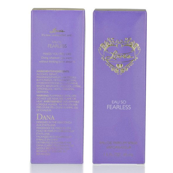 Love's Eau So Fearless by Dana Eau De Parfum Spray 1.5 oz for Women