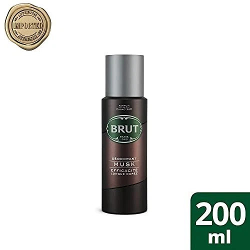 SBDs BRUT MUSK MENS DEODORANT BODY SPRAY 200ML/6.7OZ each | LONG-LASTING
